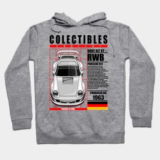 RWB PORSCHE 911 -WHITE Hoodie